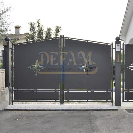 Cancelli In Ferro Moderno Cm054 Cm054c