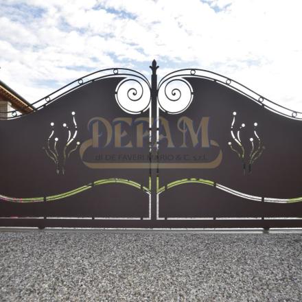 Cancelli In Ferro Moderno Cm091